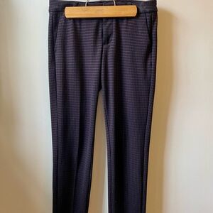Liverpool Women's Black Checkered Ankle Pants